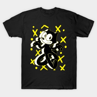 Felix the Cat From Sketch to Silver Screen Delight T-Shirt